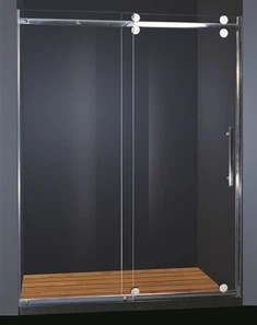 Polotrvákny posuvné sklenené sprchové dvere