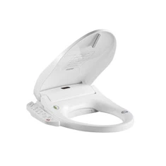 Umyte vyhrievané toaletné sedadlo na základe vyhrievaného sedadla