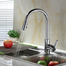 Kuchyňa vytiahnite kohútik