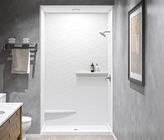 Sprchové obklopujúce steny panelov